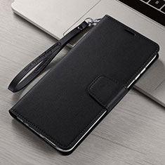 Coque Portefeuille Livre Cuir Etui Clapet T15 pour Xiaomi Mi Note 10 Pro Noir