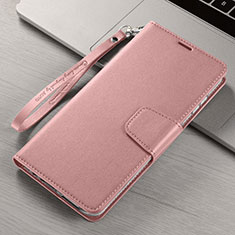 Coque Portefeuille Livre Cuir Etui Clapet T15 pour Xiaomi Mi Note 10 Pro Or Rose