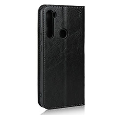Coque Portefeuille Livre Cuir Etui Clapet T15 pour Xiaomi Redmi Note 8 (2021) Noir