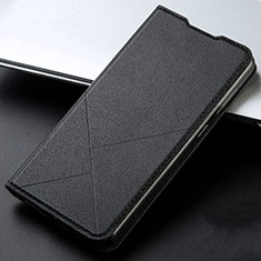 Coque Portefeuille Livre Cuir Etui Clapet T15 pour Xiaomi Redmi Note 8 Pro Noir