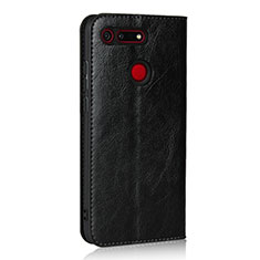 Coque Portefeuille Livre Cuir Etui Clapet T19 pour Huawei Honor V20 Noir