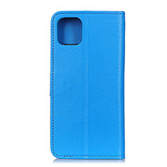 Coque Portefeuille Livre Cuir Etui Clapet T25 pour Xiaomi Mi 11 5G Bleu Ciel