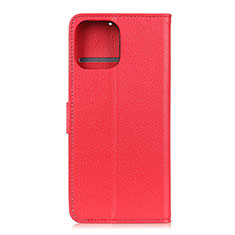 Coque Portefeuille Livre Cuir Etui Clapet T25 pour Xiaomi Mi 11 5G Rouge