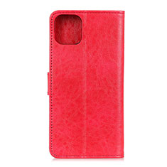 Coque Portefeuille Livre Cuir Etui Clapet T26 pour Xiaomi Mi 11 5G Rouge