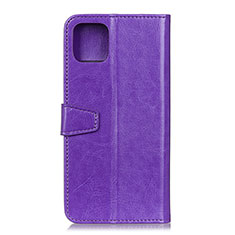 Coque Portefeuille Livre Cuir Etui Clapet T28 pour Xiaomi Mi 11 5G Violet