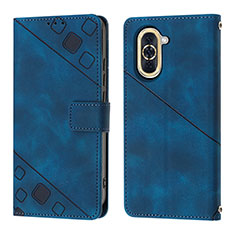 Coque Portefeuille Livre Cuir Etui Clapet Y01B pour Huawei Nova 10 Bleu