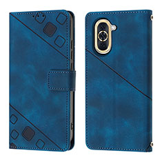 Coque Portefeuille Livre Cuir Etui Clapet Y01B pour Huawei Nova 10 Pro Bleu