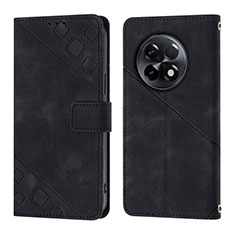 Coque Portefeuille Livre Cuir Etui Clapet Y01B pour OnePlus 11R 5G Noir