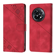 Coque Portefeuille Livre Cuir Etui Clapet Y01B pour OnePlus 11R 5G Rouge
