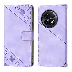 Coque Portefeuille Livre Cuir Etui Clapet Y01B pour OnePlus 11R 5G Violet