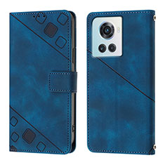 Coque Portefeuille Livre Cuir Etui Clapet Y01B pour OnePlus Ace 5G Bleu