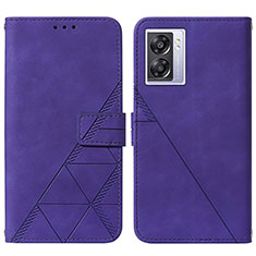 Coque Portefeuille Livre Cuir Etui Clapet Y01B pour OnePlus Nord N300 5G Violet