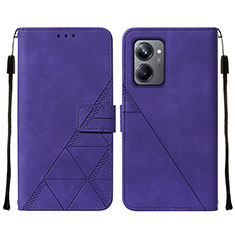 Coque Portefeuille Livre Cuir Etui Clapet Y01B pour Realme 10 Pro 5G Violet