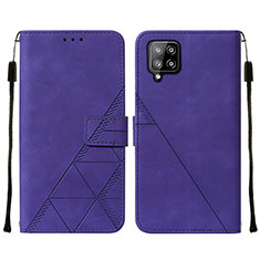 Coque Portefeuille Livre Cuir Etui Clapet Y01B pour Samsung Galaxy A42 5G Violet