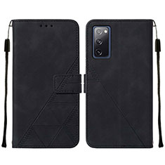Coque Portefeuille Livre Cuir Etui Clapet Y01B pour Samsung Galaxy S20 FE 5G Noir
