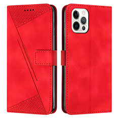 Coque Portefeuille Livre Cuir Etui Clapet Y01X pour Apple iPhone 13 Pro Rouge