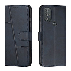 Coque Portefeuille Livre Cuir Etui Clapet Y01X pour Motorola Moto G Power (2022) Bleu