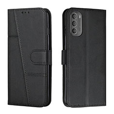Coque Portefeuille Livre Cuir Etui Clapet Y01X pour Motorola Moto G41 Noir