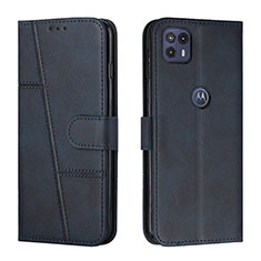 Coque Portefeuille Livre Cuir Etui Clapet Y01X pour Motorola Moto G50 5G Bleu