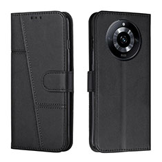 Coque Portefeuille Livre Cuir Etui Clapet Y01X pour Realme 11 Pro 5G Noir