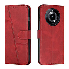 Coque Portefeuille Livre Cuir Etui Clapet Y01X pour Realme 11 Pro 5G Rouge