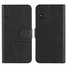 Coque Portefeuille Livre Cuir Etui Clapet Y01X pour Samsung Galaxy A01 SM-A015 Noir