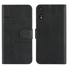 Coque Portefeuille Livre Cuir Etui Clapet Y01X pour Samsung Galaxy A50 Noir