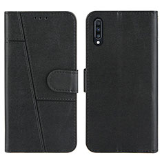 Coque Portefeuille Livre Cuir Etui Clapet Y01X pour Samsung Galaxy A70 Noir