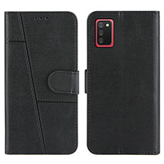 Coque Portefeuille Livre Cuir Etui Clapet Y01X pour Samsung Galaxy M02s Noir