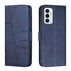 Coque Portefeuille Livre Cuir Etui Clapet Y01X pour Samsung Galaxy M23 5G Bleu