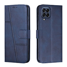Coque Portefeuille Livre Cuir Etui Clapet Y01X pour Samsung Galaxy M33 5G Bleu