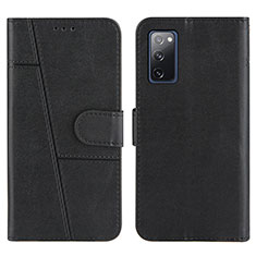 Coque Portefeuille Livre Cuir Etui Clapet Y01X pour Samsung Galaxy S20 Lite 5G Noir