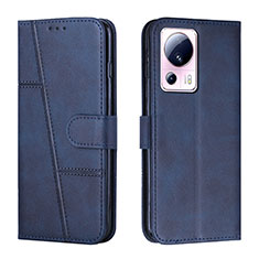 Coque Portefeuille Livre Cuir Etui Clapet Y01X pour Xiaomi Mi 12 Lite NE 5G Bleu