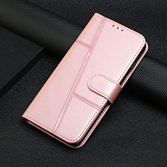 Coque Portefeuille Livre Cuir Etui Clapet Y01X pour Xiaomi Poco C55 Or Rose
