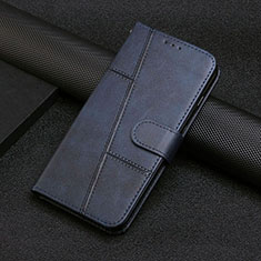 Coque Portefeuille Livre Cuir Etui Clapet Y01X pour Xiaomi Poco F5 Pro 5G Bleu