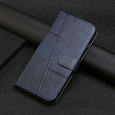 Coque Portefeuille Livre Cuir Etui Clapet Y01X pour Xiaomi Poco X5 Pro 5G Bleu
