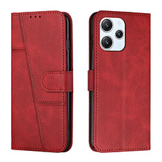 Coque Portefeuille Livre Cuir Etui Clapet Y01X pour Xiaomi Redmi 12 4G Rouge