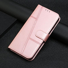 Coque Portefeuille Livre Cuir Etui Clapet Y01X pour Xiaomi Redmi A1 Plus Or Rose