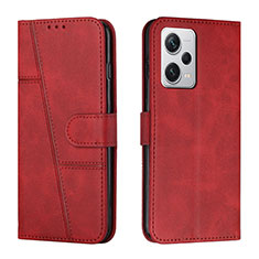 Coque Portefeuille Livre Cuir Etui Clapet Y01X pour Xiaomi Redmi Note 12 Pro 5G Rouge
