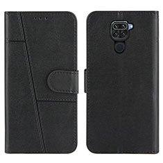 Coque Portefeuille Livre Cuir Etui Clapet Y01X pour Xiaomi Redmi Note 9 Noir