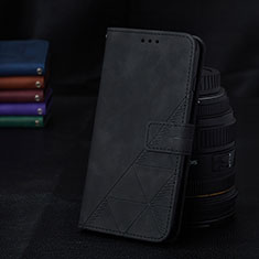 Coque Portefeuille Livre Cuir Etui Clapet Y02B pour Samsung Galaxy A02s Noir