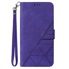 Coque Portefeuille Livre Cuir Etui Clapet Y02B pour Samsung Galaxy S20 FE (2022) 5G Violet