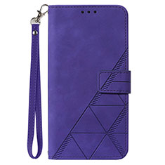 Coque Portefeuille Livre Cuir Etui Clapet Y02B pour Samsung Galaxy S20 FE 5G Violet