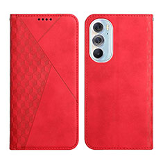 Coque Portefeuille Livre Cuir Etui Clapet Y02X pour Motorola Moto Edge Plus (2022) 5G Rouge