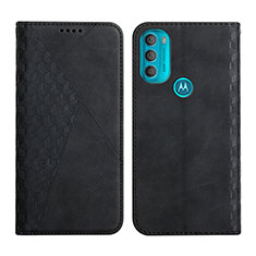 Coque Portefeuille Livre Cuir Etui Clapet Y02X pour Motorola Moto G71 5G Noir