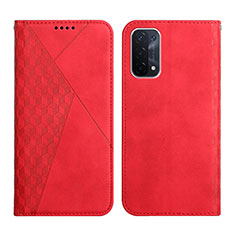 Coque Portefeuille Livre Cuir Etui Clapet Y02X pour OnePlus Nord N200 5G Rouge