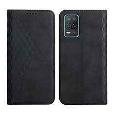 Coque Portefeuille Livre Cuir Etui Clapet Y02X pour Realme Q3i 5G Noir