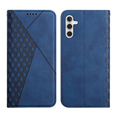 Coque Portefeuille Livre Cuir Etui Clapet Y02X pour Samsung Galaxy A04s Bleu