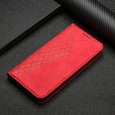 Coque Portefeuille Livre Cuir Etui Clapet Y02X pour Samsung Galaxy A51 4G Rouge