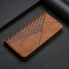 Coque Portefeuille Livre Cuir Etui Clapet Y02X pour Samsung Galaxy M40S Marron